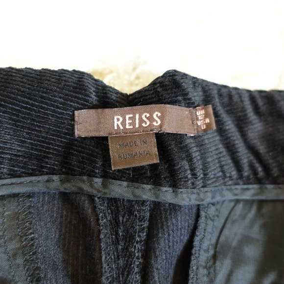 REISS Black Corduroy Jeggings - Picture 5 of 6